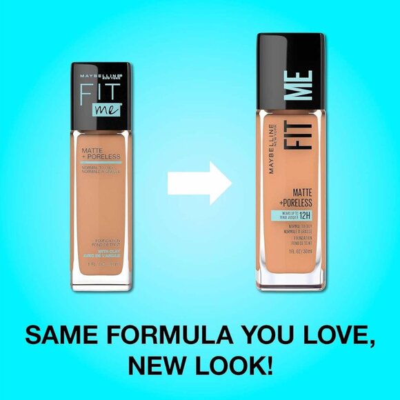 Maybelline Fit Me! Matte + Poreless Normal to Oily Foundation with Clay #238 - Picture 3 of 9